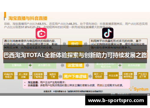 巴西淘淘TOTAL全新体验探索与创新助力可持续发展之路